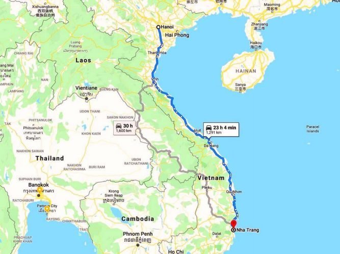 How to get fron hanoi to Nha Trang easy and fast